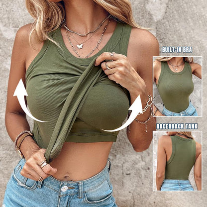 Built-in Bra Tank Top - Image 1