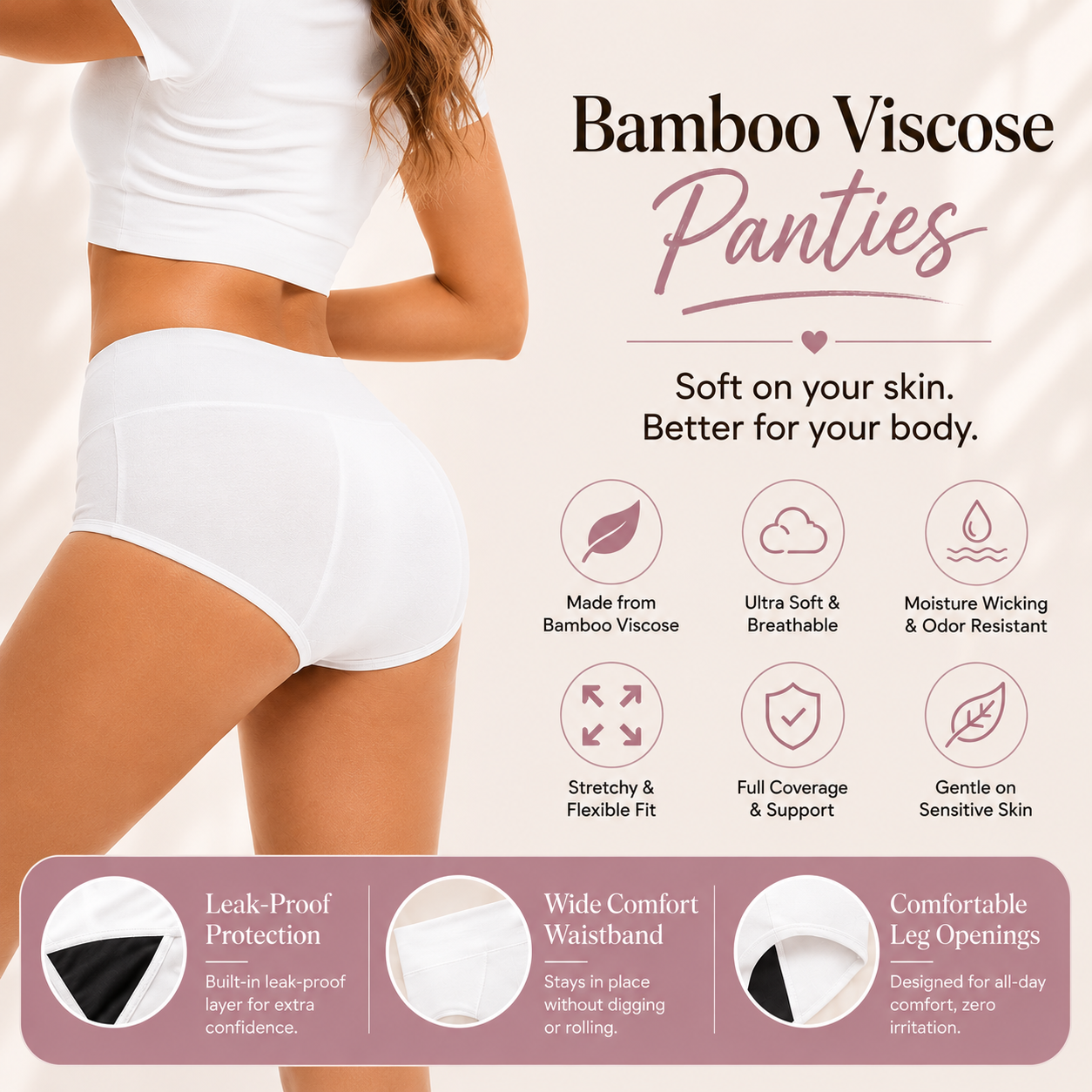 Bamboo Viscose Panties