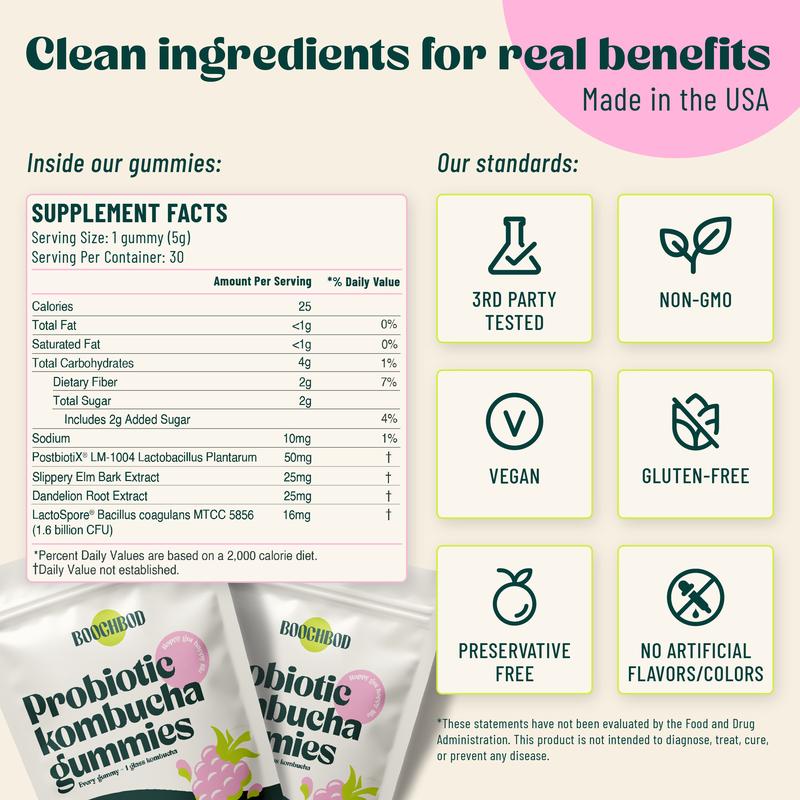 Probiotic Kombucha Gummies