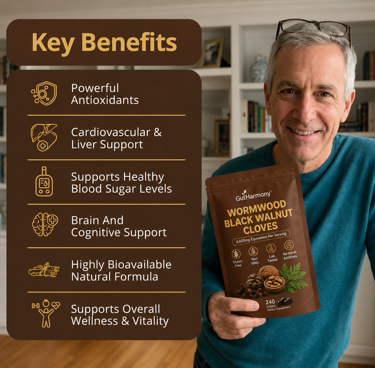 Gut Harmony - Black Walnut Wormwood