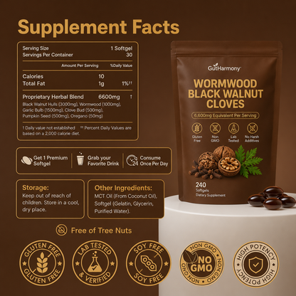Gut Harmony - Black Walnut Wormwood